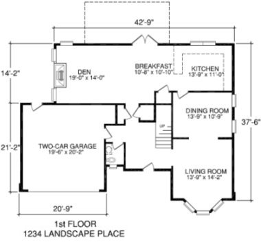 Our professionally measured square foot calculations are used to create detailed floor plans